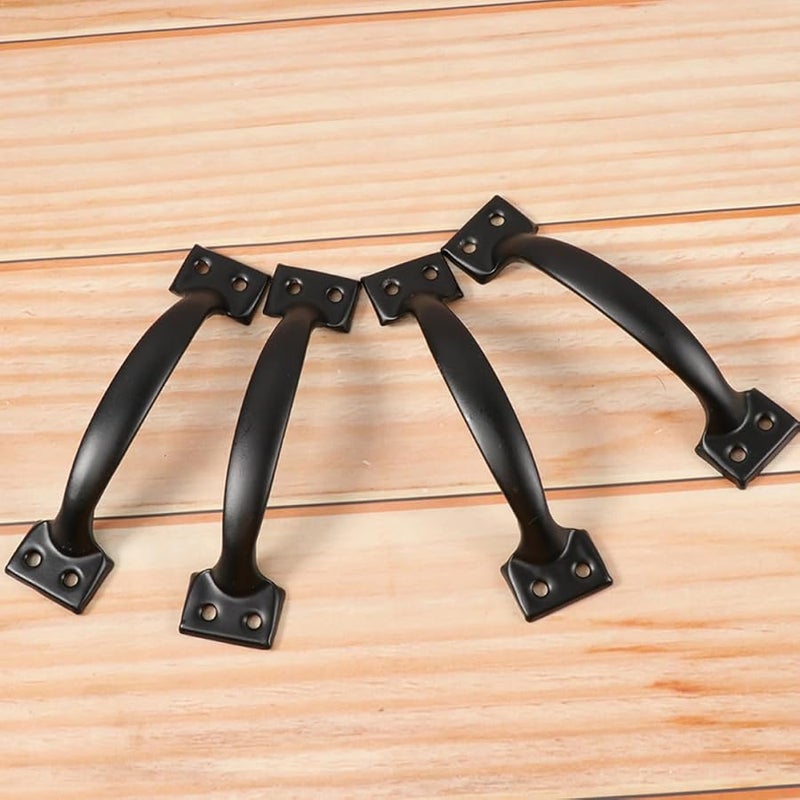Vintage Black Bow Shaped Kitchen Cabinet Handles And Drawer Knobs 12pcs 6 Inch - Image 4